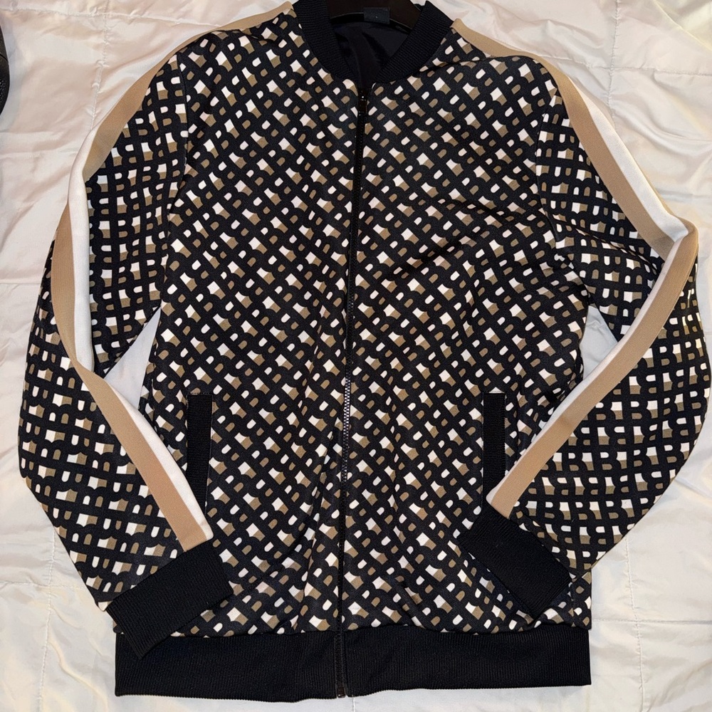 Boss Geometric Monogram Patterned Jacket - image 1